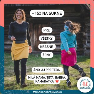 💐 MAJTE KRÁSNY DEŇ, MILÉ ŽENY. 💐 Máme pre vás malý darček. Zľavu 15% na naše softshellové sukne môžete využit celý víkend,...