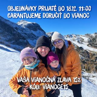 🎄VIANOČNÁ ZĽAVA a DORUČENIE DO VIANOC🎄 Milí naši zákazníci, zo srdca Vám ďakujeme za Vašu podporu, za každú jednu...